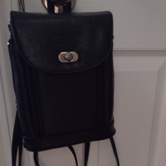 Moda Italia Handbags - Black Women's Backpack